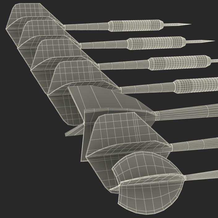 3D Dart Needles Collection model