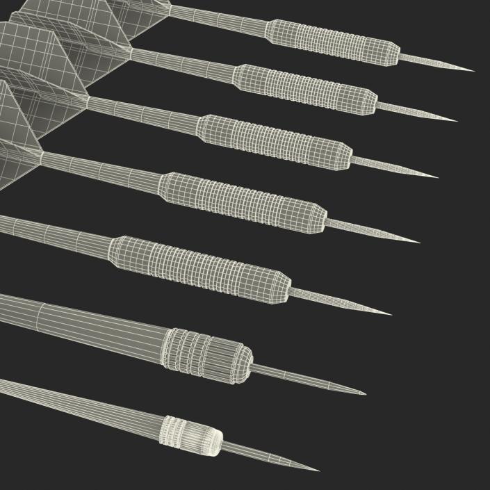 3D Dart Needles Collection model