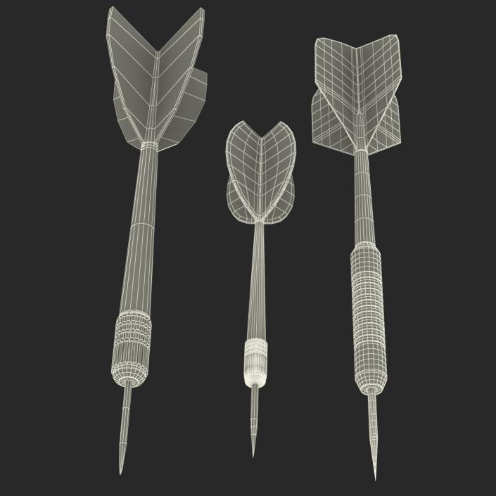 3D Dart Needles Collection model