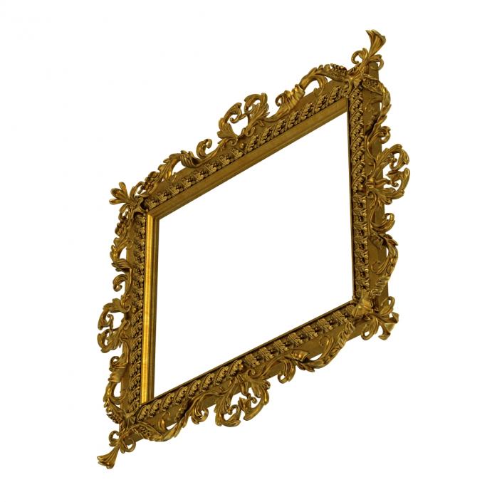 3D Baroque Picture Frame