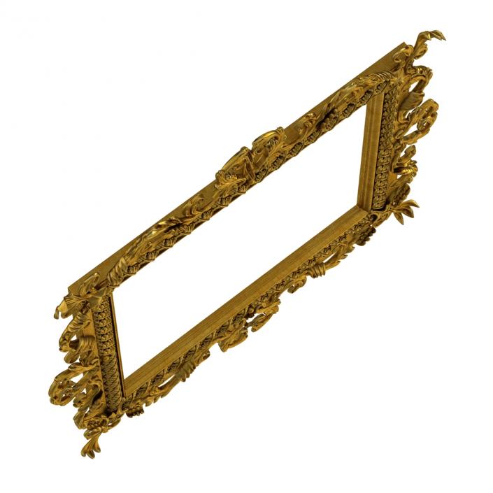 3D Baroque Picture Frame