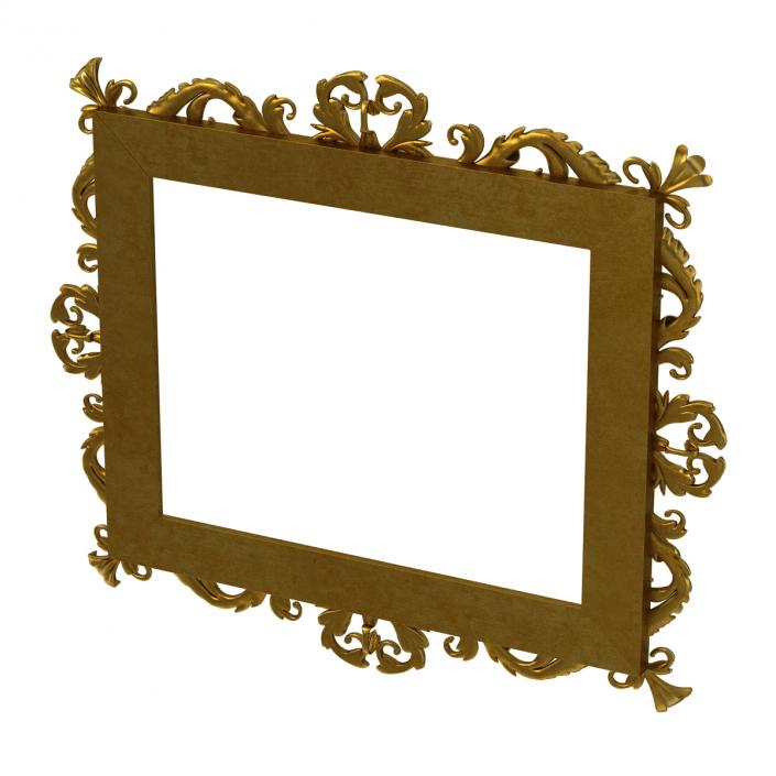 3D Baroque Picture Frame