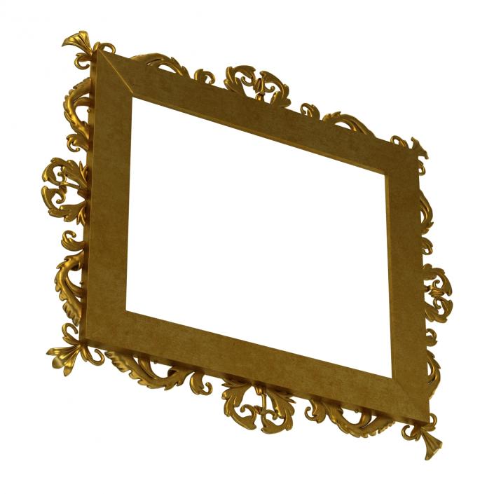 3D Baroque Picture Frame