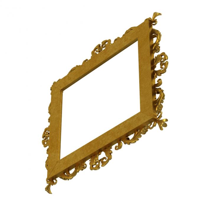 3D Baroque Picture Frame