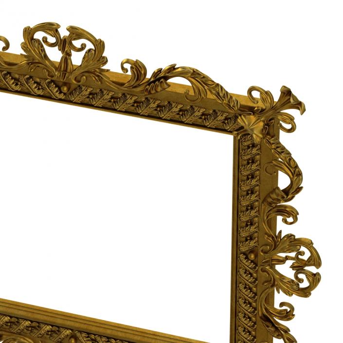 3D Baroque Picture Frame