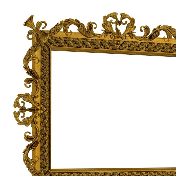 3D Baroque Picture Frame