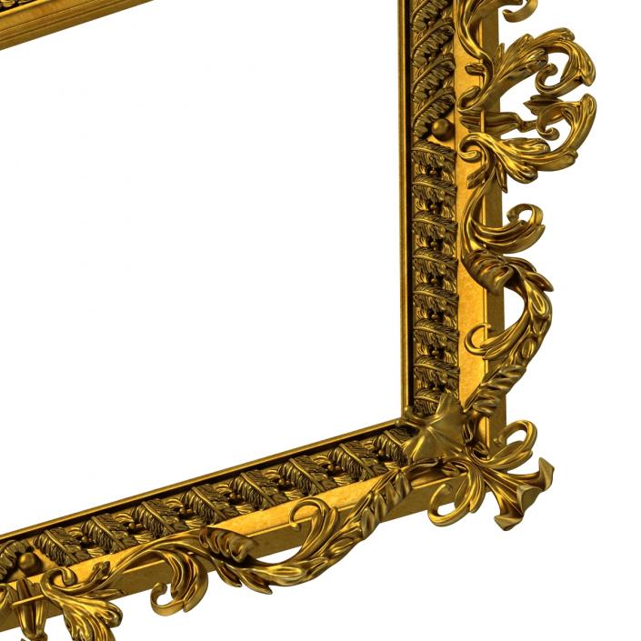 3D Baroque Picture Frame