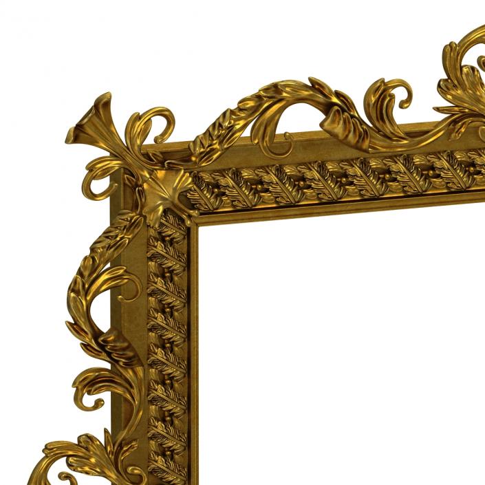 3D Baroque Picture Frame