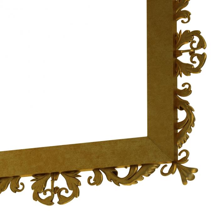 3D Baroque Picture Frame