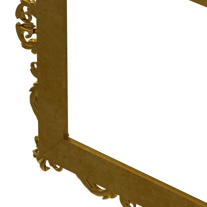 3D Baroque Picture Frame