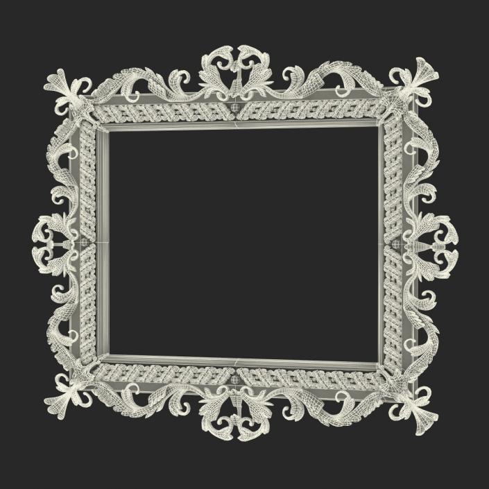 3D Baroque Picture Frame