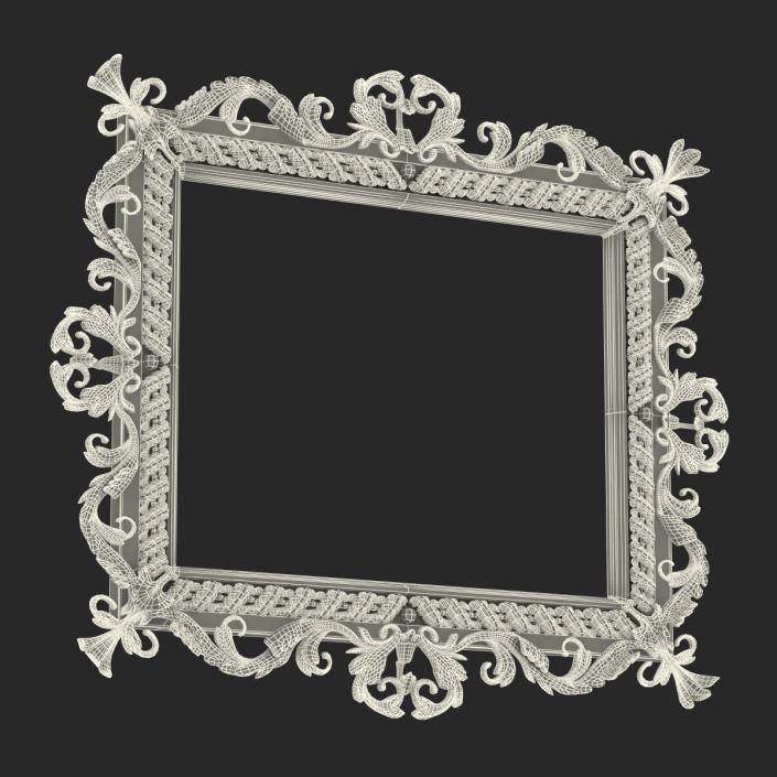 3D Baroque Picture Frame