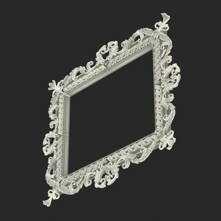 3D Baroque Picture Frame