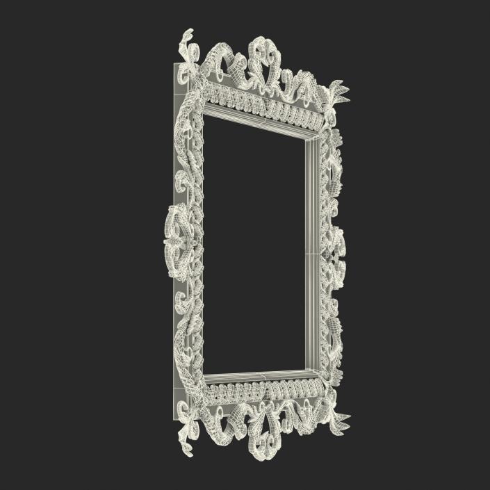 3D Baroque Picture Frame