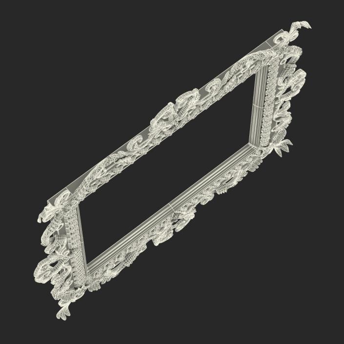 3D Baroque Picture Frame