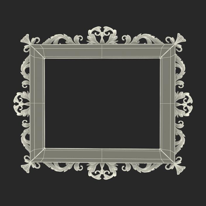 3D Baroque Picture Frame