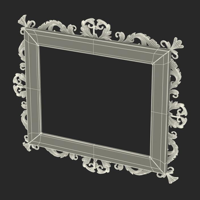 3D Baroque Picture Frame