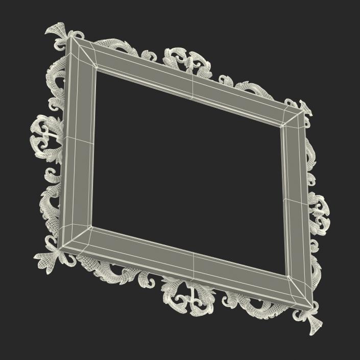 3D Baroque Picture Frame