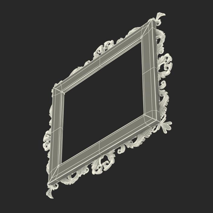 3D Baroque Picture Frame