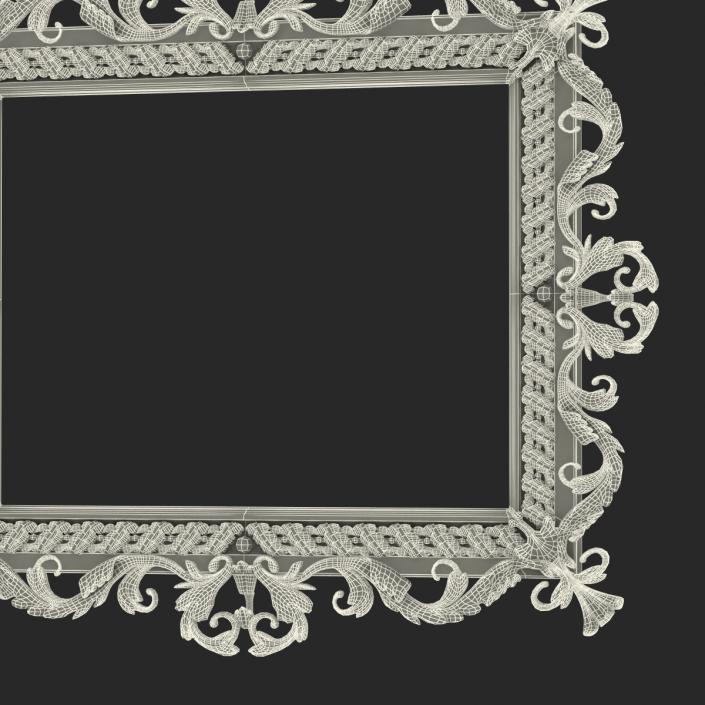 3D Baroque Picture Frame