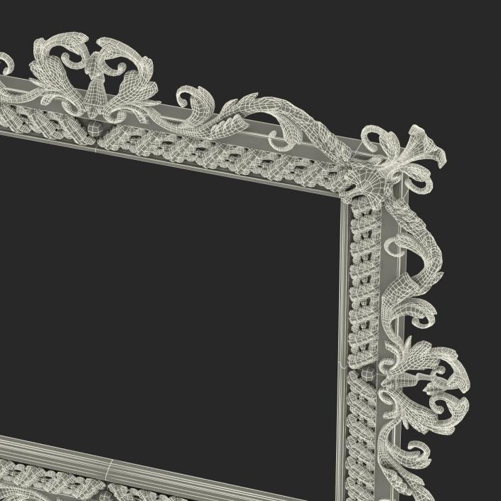 3D Baroque Picture Frame