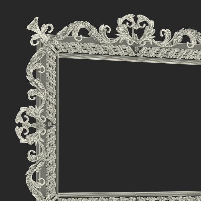 3D Baroque Picture Frame