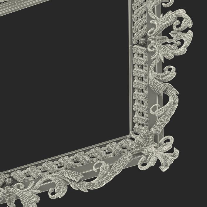 3D Baroque Picture Frame