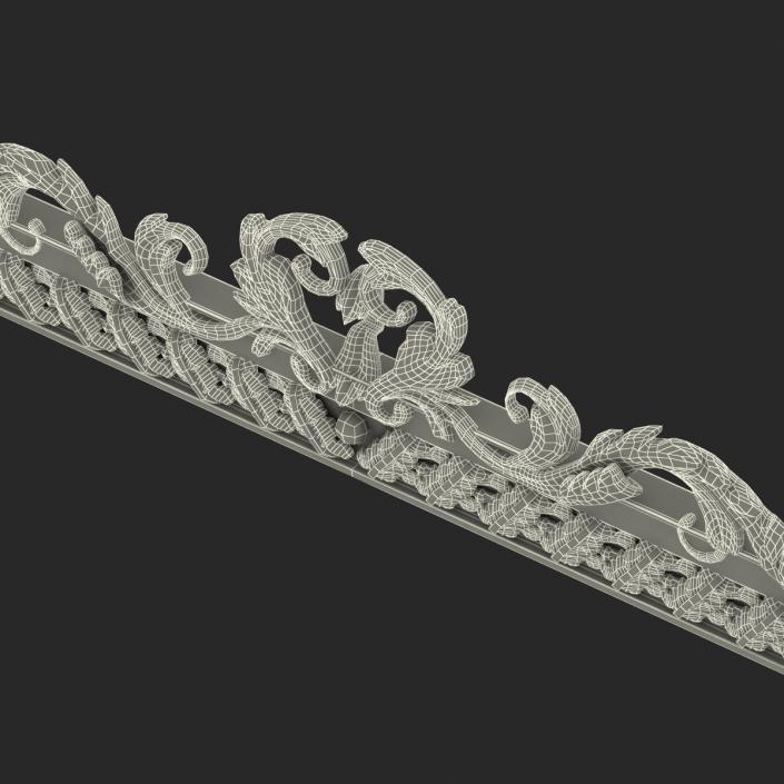 3D Baroque Picture Frame