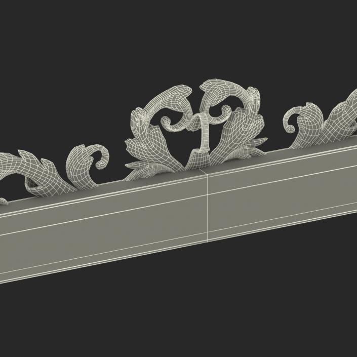 3D Baroque Picture Frame