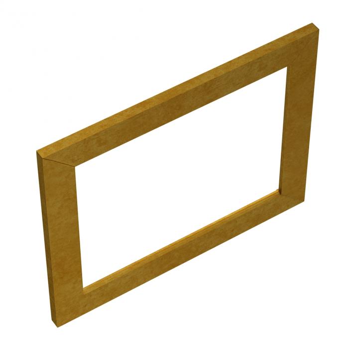 3D Baroque Picture Frame 8 model