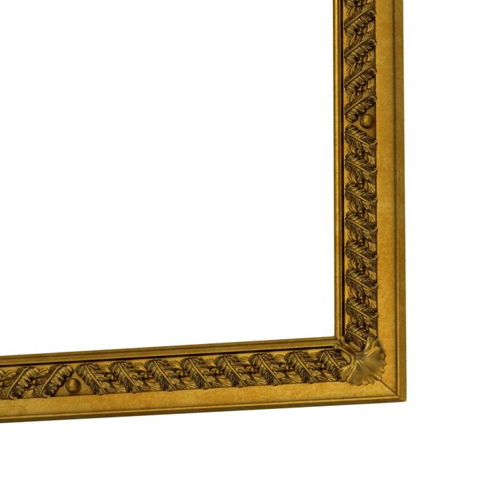 3D Baroque Picture Frame 8 model