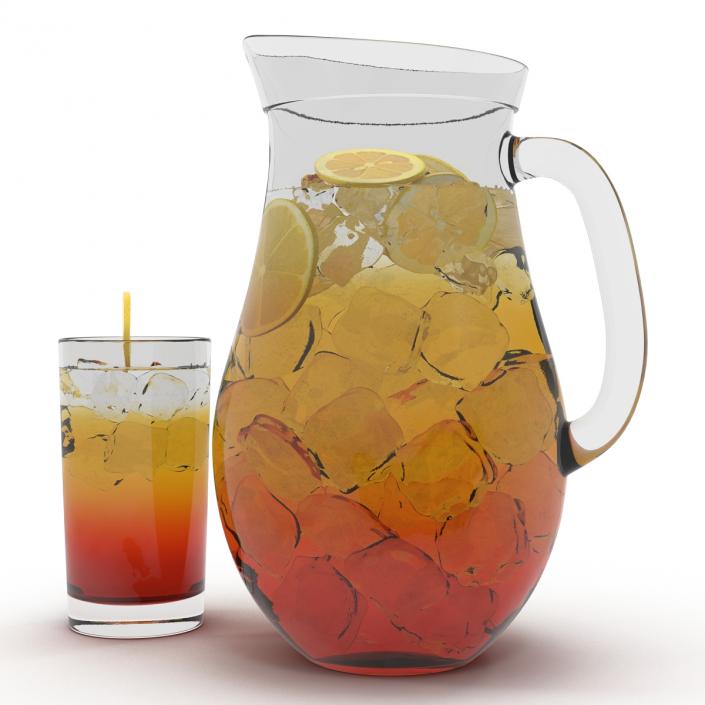 Iced Tea Collection 3D model