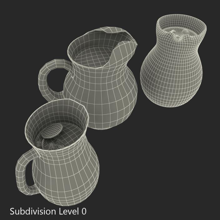 Pitchers Collection 3D model