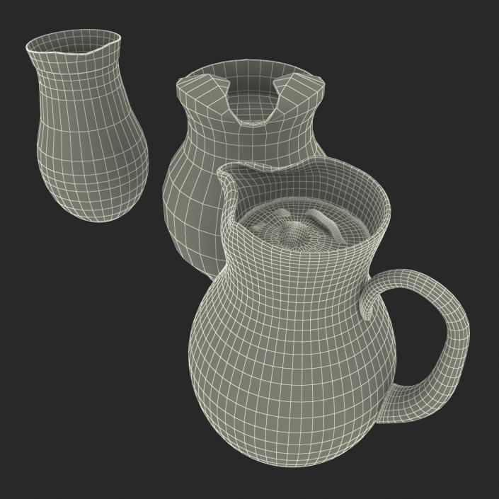 Pitchers Collection 3D model