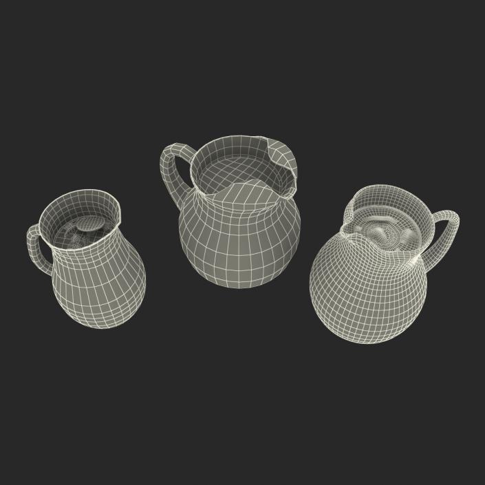 Pitchers Collection 3D model