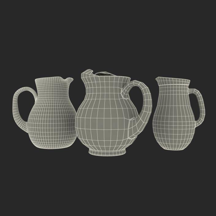 Pitchers Collection 3D model