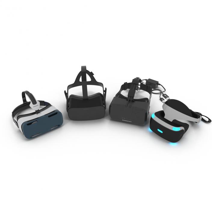 Virtual Reality Goggles Collection 3D model