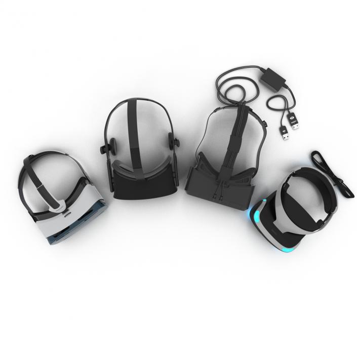 Virtual Reality Goggles Collection 3D model