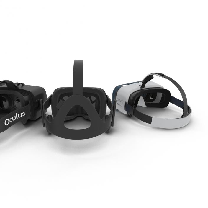 Virtual Reality Goggles Collection 3D model