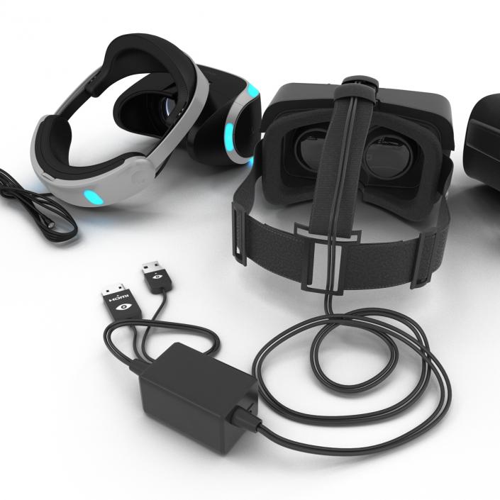 Virtual Reality Goggles Collection 3D model