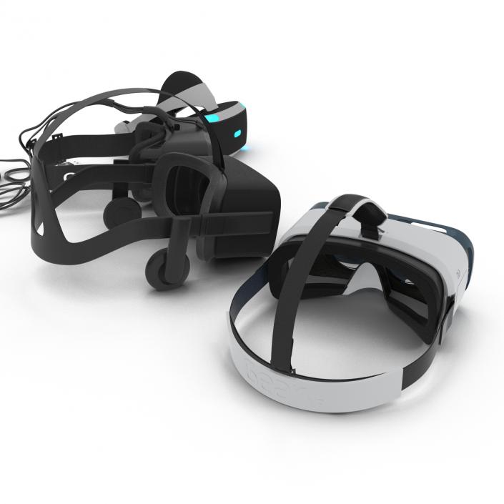 Virtual Reality Goggles Collection 3D model