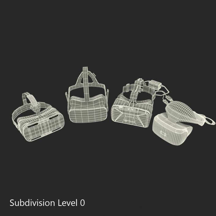 Virtual Reality Goggles Collection 3D model