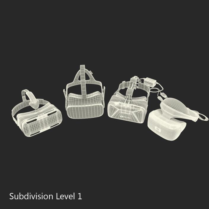 Virtual Reality Goggles Collection 3D model