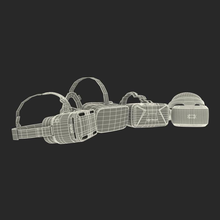 Virtual Reality Goggles Collection 3D model