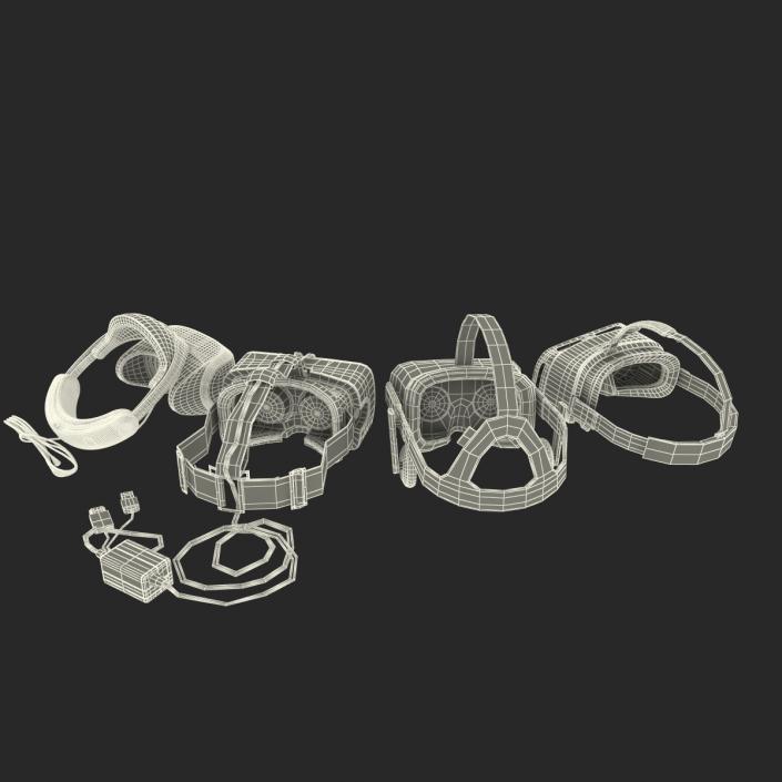 Virtual Reality Goggles Collection 3D model