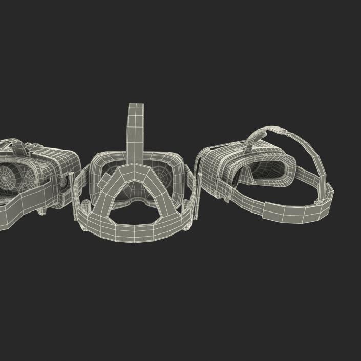 Virtual Reality Goggles Collection 3D model