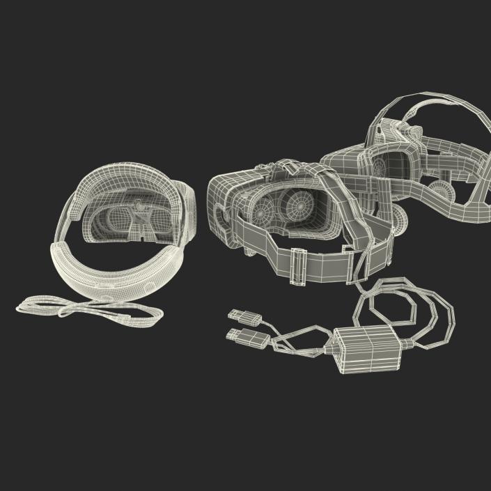 Virtual Reality Goggles Collection 3D model