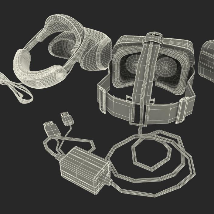 Virtual Reality Goggles Collection 3D model