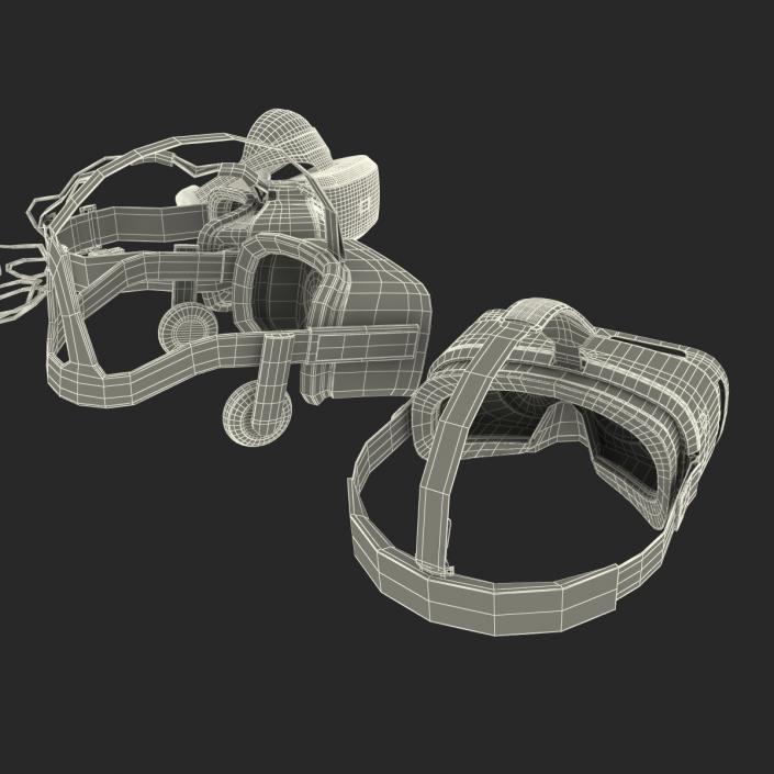 Virtual Reality Goggles Collection 3D model