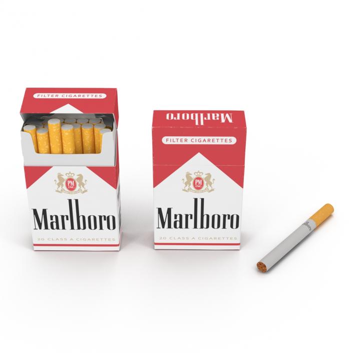 3D model Cigarettes Marlboro Collection